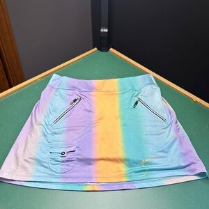 Jamie Sadock Pastel Rainbow Golf/Tennis Skort